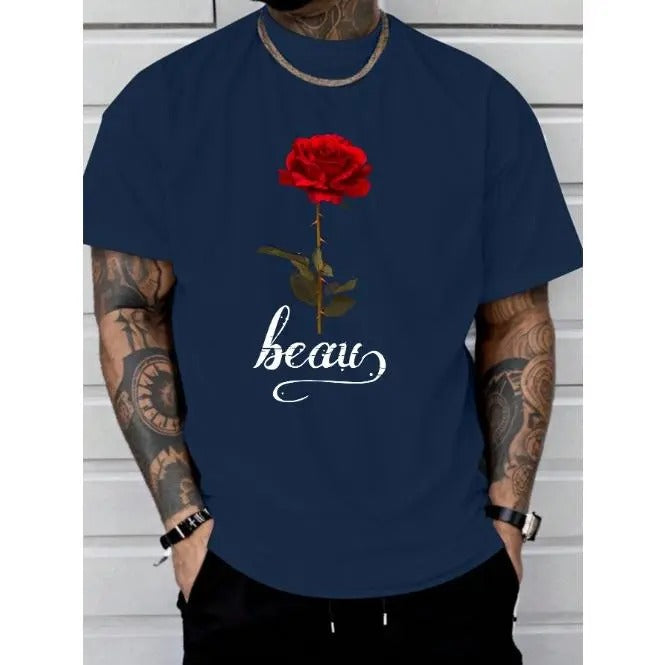 Rose Language Print Comfortable Soft Shirt Casual Short Sleeve Summer Made USA T-Shirts, Hoodie, Sweatshirt
