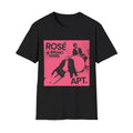 Rosee Mars Black Shirt Pink Rose Cotton T-Shirts, Hoodie, Sweatshirt