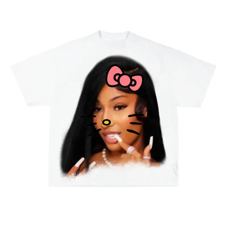 Rubi Kitty ICe Big Face T-shirt, Rap Hip Hop Tee Hoodie, Sweatshirt | GrindPrints.com