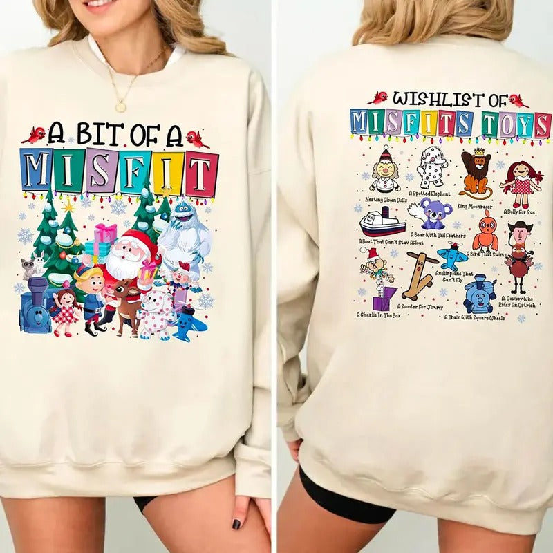 Rudolph Red Nosed Reindeer Sweatshirt, Retro Christmas Movie Shirt, Merry Christmas Sweatshirt, Vintage Christmas Shirt,...