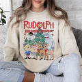 Rudolph The Red Nosed Reindeer Christmas Sweatshirt, Rudolph Xmas Sweatshirt, Rudolph Christmas Shirt, Vintage Christmas...