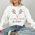Rudolph the Red-nosed Reindeer Christmas Sweatshirt,Christmas Frosty the Snow Man Sweatshirt, Frosty's Snowflake Hoodie,...