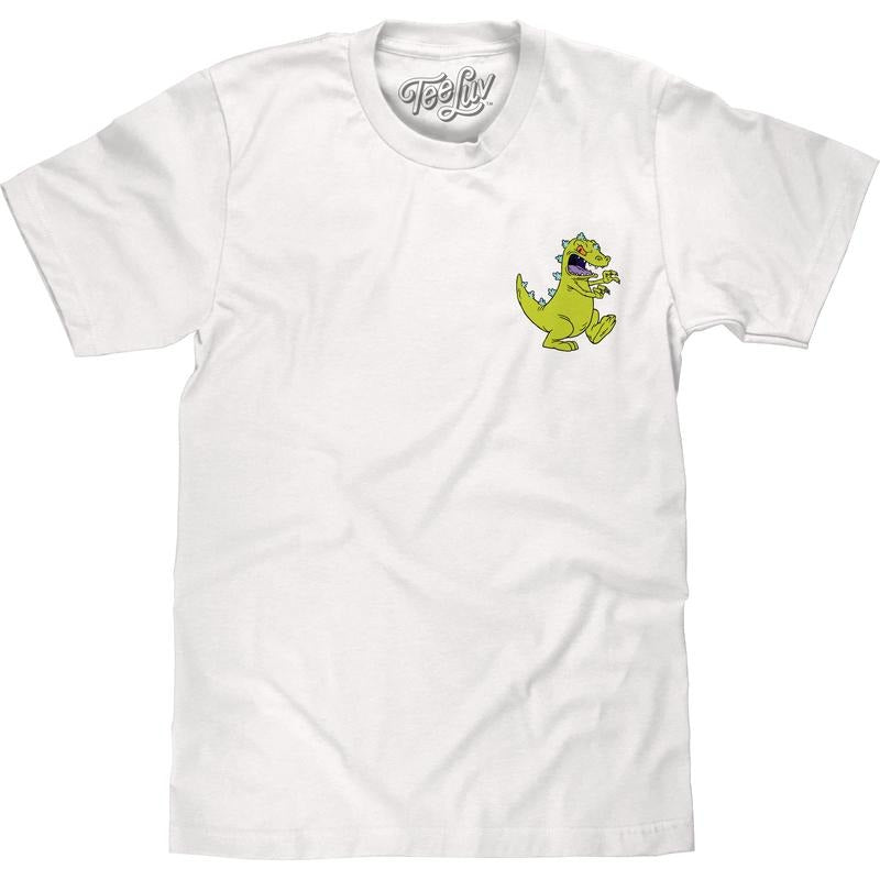 Rugrats Reptar Front and Back Print T-Shirt - White Hoodie, Sweatshirt | GrindPrints.com