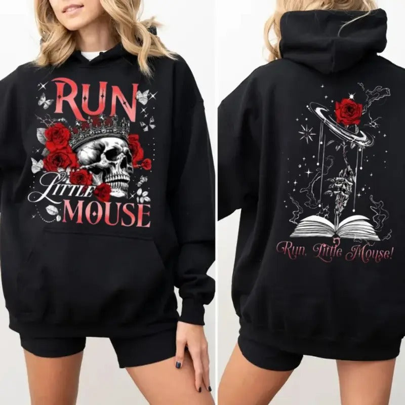 Run Little Mouse Sweatshirt, Haunting Adeline Hoodie, Dark Romance T Shirt, Smut Reader, Book Lover Gift, Unisex Sweater...