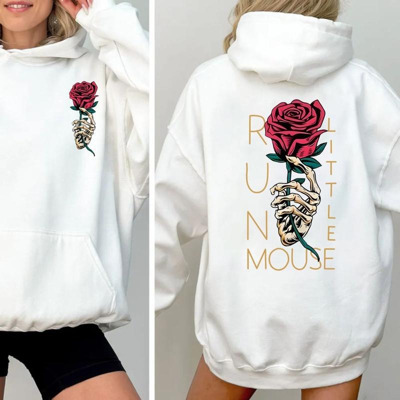 Run Little Mouse T Shirt, Dark Romance Merch, Book Lover Gift, Rose Shirt, Smut Reader, Haunting Adeline Shirt, Unisex...