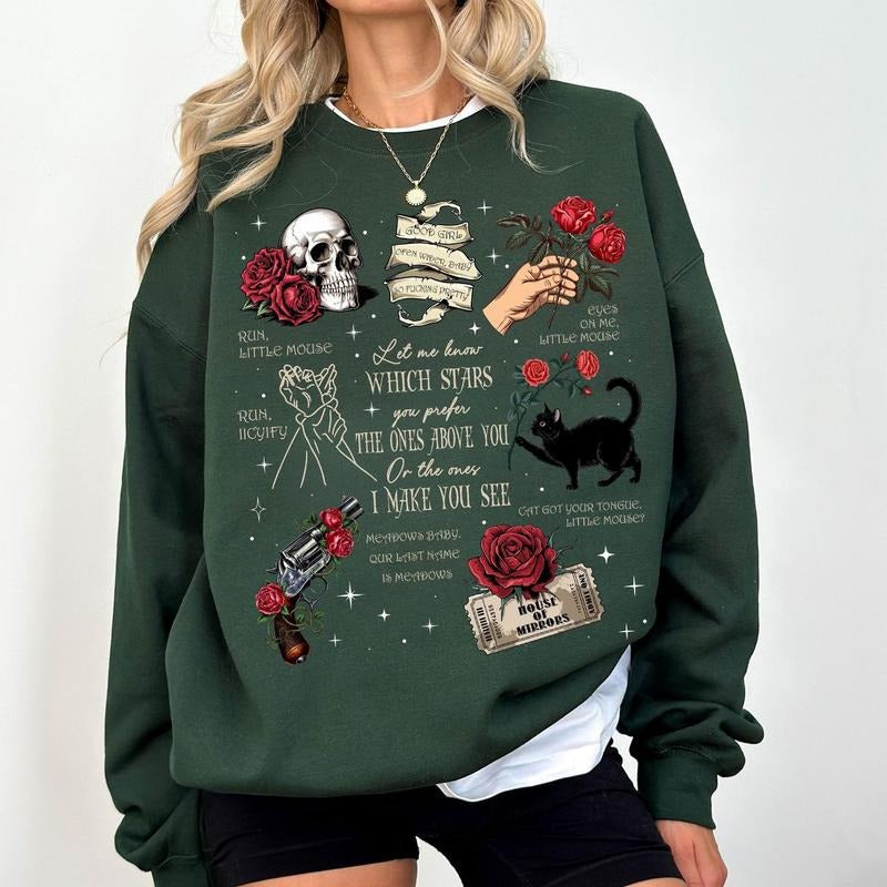 Run Llittle Mouse Dark Romance Book Tee, Spicy Book Shirt, Smut Reader Gift, Unisex Sweater Pullover Tee Hoodie, Sweatshirt