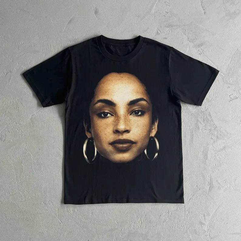 SADE ADU T-SHIRT - Graphic Sade Adu Heavy Cotton Tee Shirt Hoodie, Sweatshirt | GrindPrints.com