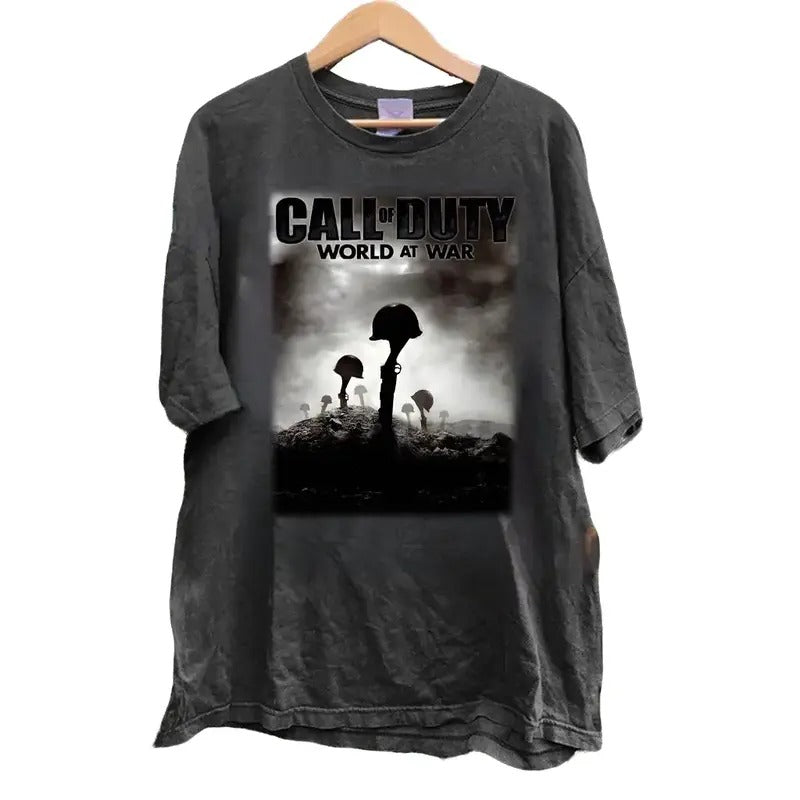 SALE Mens Call Of Duty World At War Promo T-Shirt Cotton Menswear Top Decoration Hoodie, Sweatshirt | GrindPrints.com