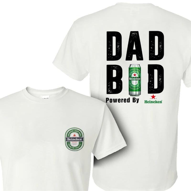 [SALE UP TO 45%] Retro DAD BOD Heniken Beer T-shirt, DAD BOD Powered By Heniken Shirt, Father's Day Gifts, Mother's Day...