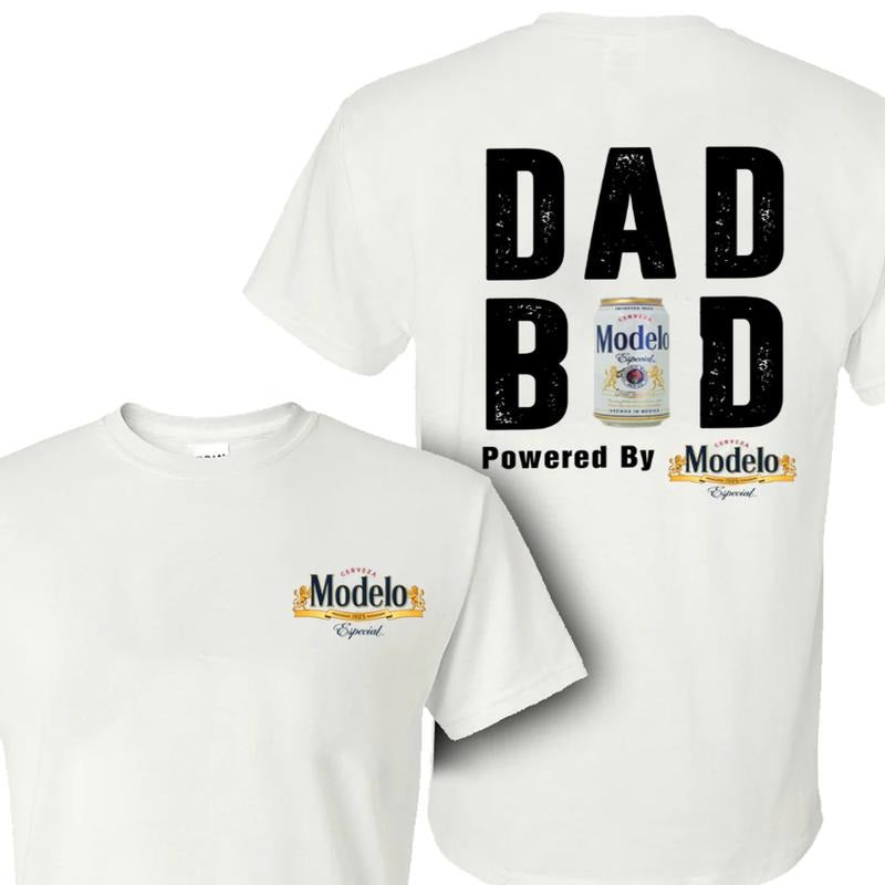 [SALE UP TO 45%] Retro DAD BOD Modelo Beer T-shirt, DAD BOD Powered By Modelo Shirt, Father's Day Gifts, Mother's Day...