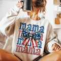 [SALE UP TO 60%] American Mama T-Shirt, Sweatshirt, 4th of July Mom Graphic, USA Flag Patriotic Shirt for Mothers, All...