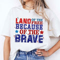 [SALE UP TO 60%] Cute Glitter American Flag Shirt, Memorial Day and 4th of July T-Shirt Sweatshirt, Easy-to-Wear...