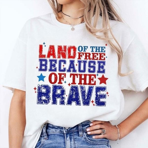 [SALE UP TO 60%] Cute Glitter American Flag Shirt, Memorial Day and 4th of July T-Shirt Sweatshirt, Easy-to-Wear...