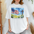 [SALE UP 60%] Faith Family Freedom Memorial Day 4th July Christian One Nation Under God Retro USA Cross Patriotic Shirt T-Shirts, Hoodie, Sweatshirt