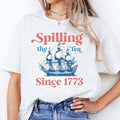 [SALE UP TO 60%] Spilling the Tea Since 1773 T-Shirt, Sweatshirt, Funny Patriotic USA Graphic, Trendy 4th of July Party...