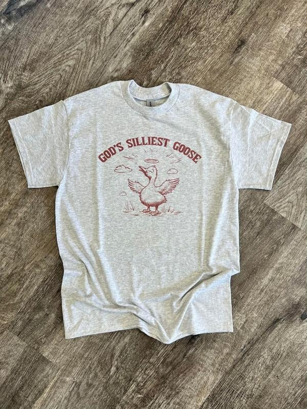 SINGLE SHIRT - Gods Silliest Goose - Funny Shirt - Goose Shirt - Summer Tee Hoodie, Sweatshirt | GrindPrints.com