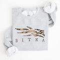SITKA Gear Crewneck Sweatshirt T-shirt Hoodie, Unisex Cotton Fabric Collar | GrindPrints.com