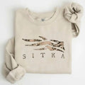 SITKA Gear Crewneck Sweatshirt T-shirt, Unisex Cotton Fabric Collar Pullover Hoodie | GrindPrints.com