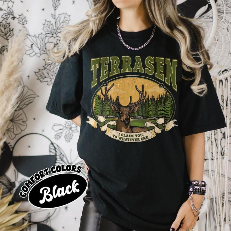 SJM Universe Fan shirt, Velaris City Of Starlight shirt, Terrasen To Whatever End, Lunathion Light It Up, Acotar shirt,...