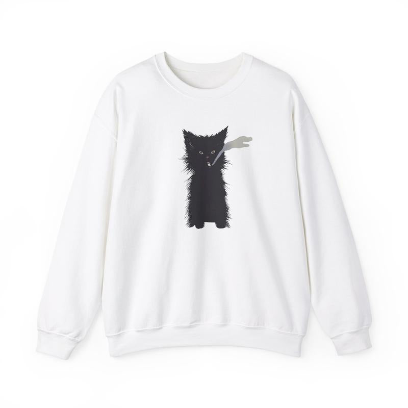 SMOKING CAT SWEATER T-Shirts, Hoodie, Sweatshirt | GrindPrints.com