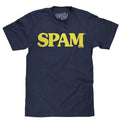 SPAM Logo T-Shirt - Navy Hoodie, Sweatshirt | GrindPrints.com