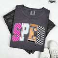 SPED Multi Checker Comfort Colors T-Shirt 'NLB' Hoodie, Sweatshirt | GrindPrints.com