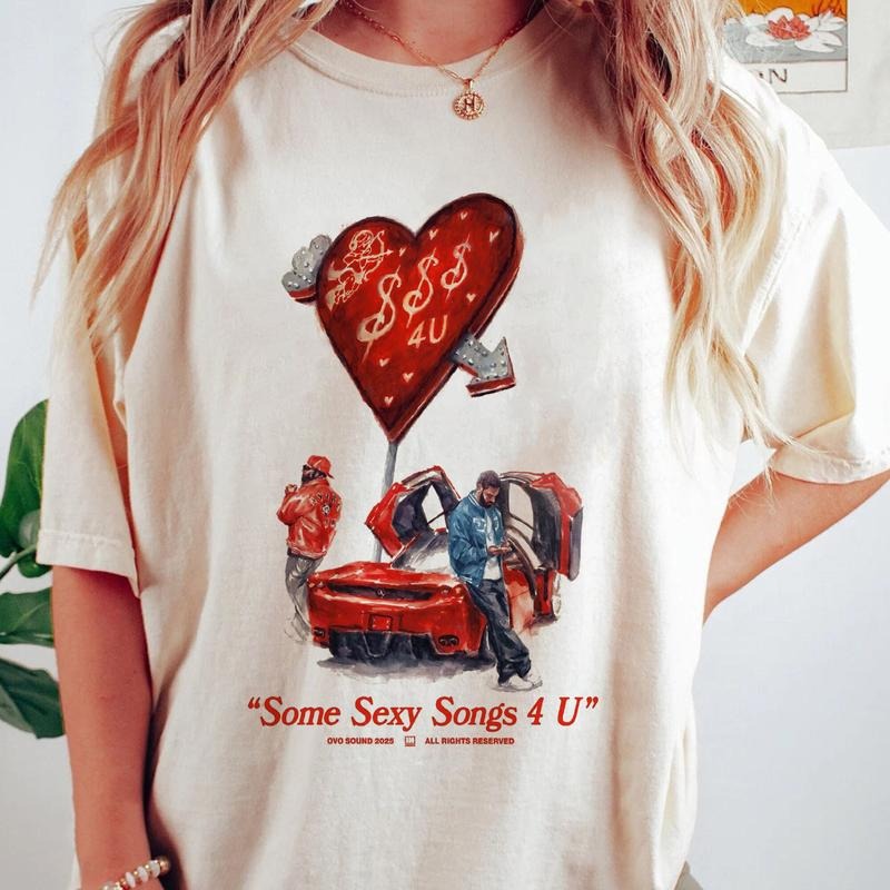 SSS4U T-shirt Some Sexy Songs For You Sweatshirt $$4U Hoodie Partynextdoor ft Drake Gift For Fans Men Women | GrindPrints.com