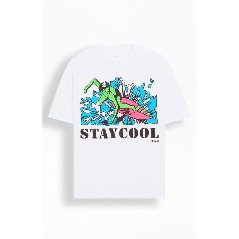 STAYCOOLNYC Men's Surf T-Shirt - Multicolor Hoodie, Sweatshirt | GrindPrints.com