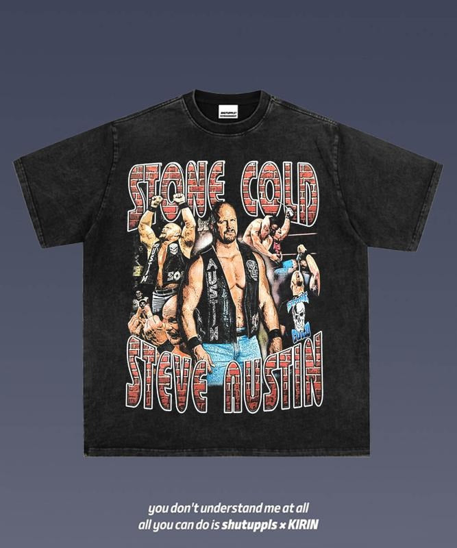 STONE COLD 1.4 VINTAGE TEE | GRAPHIC T-SHIRT SWEATSHIRT HOODIE | GIFT FOR FAN | GrindPrints.com