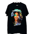 SZA GRAPHIC BLACK T-SHIRT Classic Cotton Hoodie, Sweatshirt | GrindPrints.com