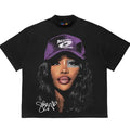 SZA Purple Rap Gift Fan Tee Classic Cotton Hoodie, Sweatshirt | GrindPrints.com