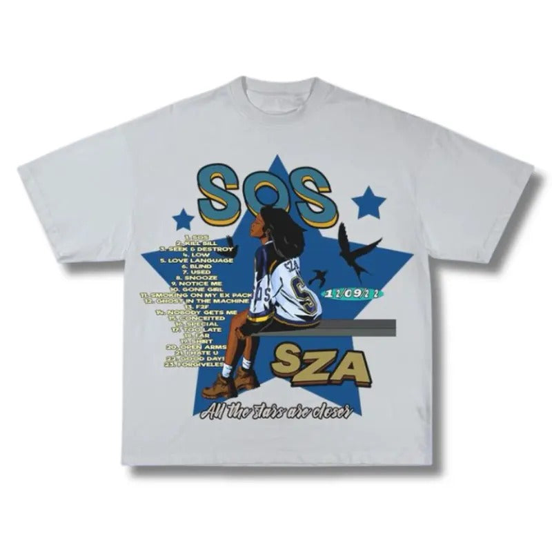 SZA Rap Graphics Tee, Sweatshirt, Hoodie Gift For Women Top Womenswear Underwear Humen Lady Comfort | GrindPrints.com