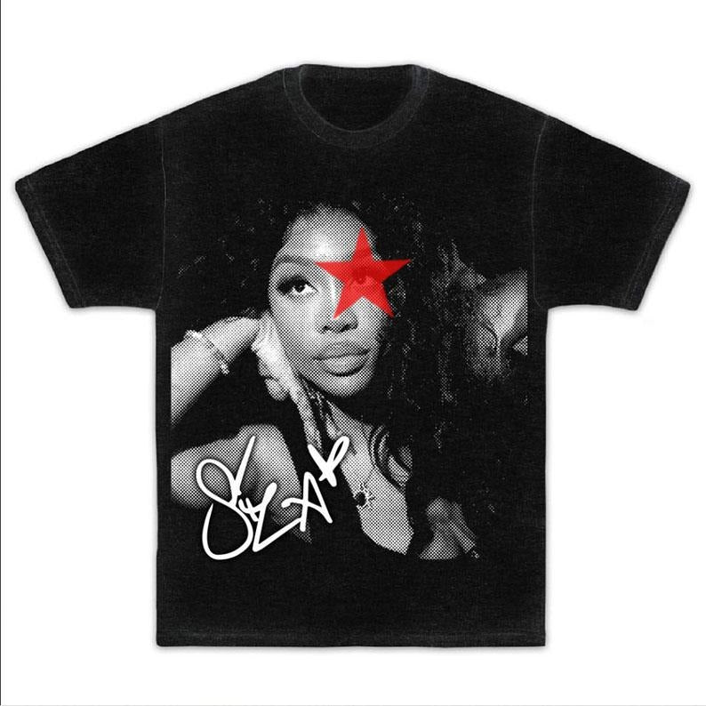 SZA Red HT Tee Hoodie, Sweatshirt | GrindPrints.com