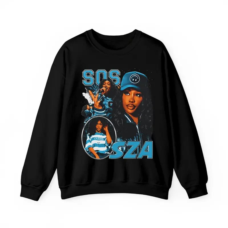 SZA Sweatshirt Rare Concert Tee Tour Shirt, Fans Shirt Hoodie | GrindPrints.com