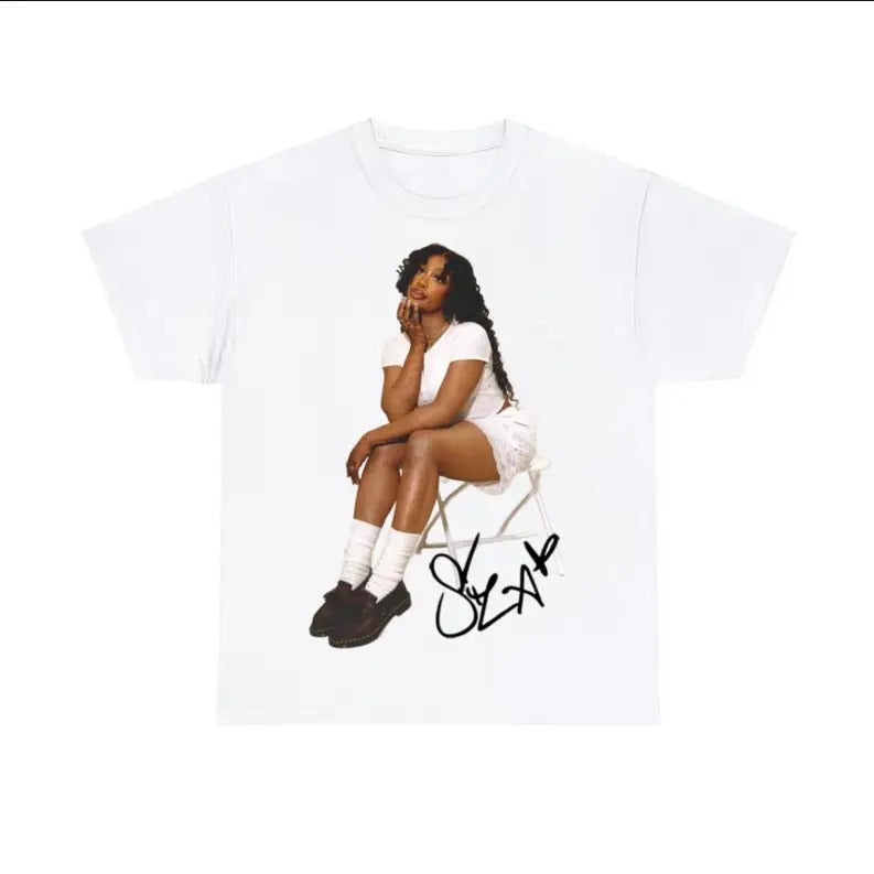 SZAA Iconic Hip Hop Graphic Tee Cotton Fabric Hoodie, Sweatshirt | GrindPrints.com