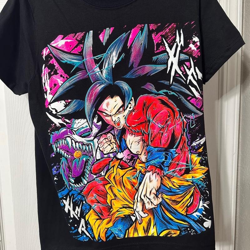 Súper Saiyan T-shirt Cotton Casual Black Hoodie, Sweatshirt | GrindPrints.com