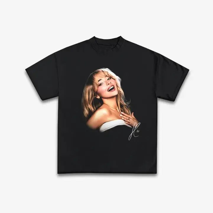 Sabrina Graphic Tee for Women - Summer Cotton T-shirt Hoodie, Sweatshirt | GrindPrints.com