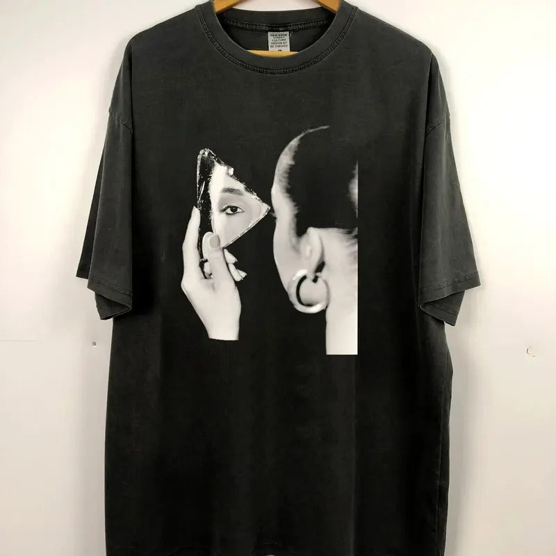 Sade 90s Vintage Sade Shirt, Crewneck T-Shirt with Graphic Design, Casual Short Sleeve, Pop Music Fan Shirt for SADE Tour...