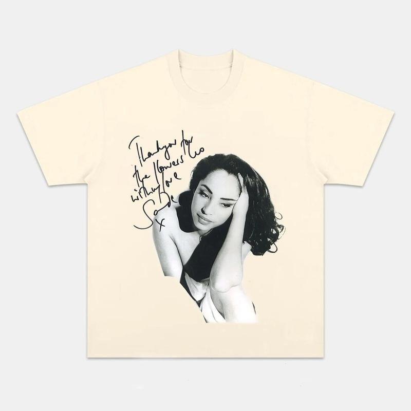 Sade Retro Graphic Unisex T Shirt, Sade Bootleg Graphic T-shirt, SadeAlbum, Y2K Music Shirt, Music Fan Gift, Top Menswear...