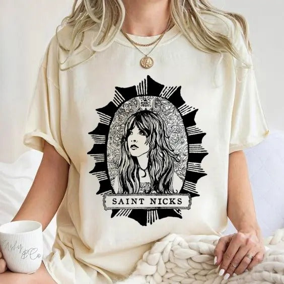 Saint Nicks Shirt, Stevie Nicks Shirt Hoodie, Sweatshirt | GrindPrints.com