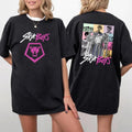Saja Boys 2 Slide Shirt, Saja Boys Kpop Demon Hunters Fan Shirt, Retro Saja Boys Band Shirt, Demon Hunters Merch, Kpop...