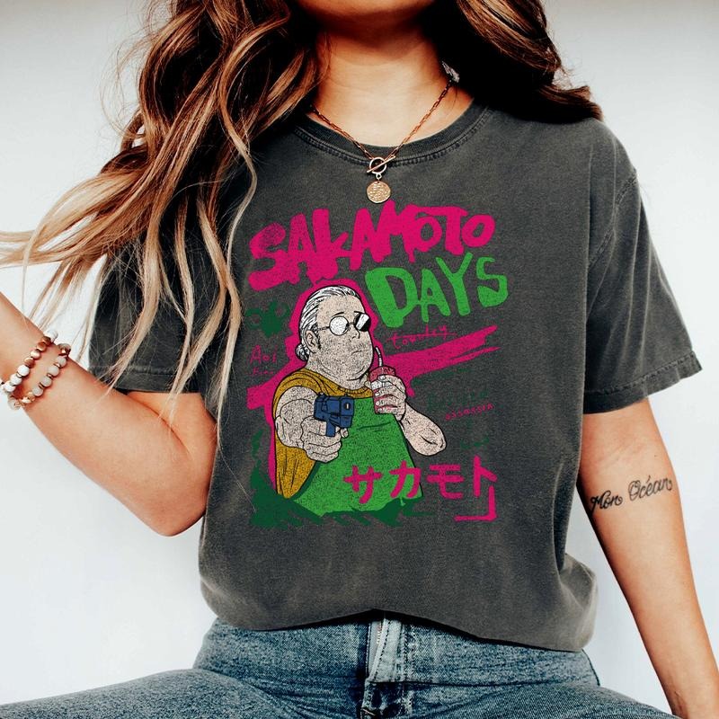 Sakamoto Days Shirt, Country Shirt Taro Sakamoto Unisex T-Shirt, Anime Sweatshirt Hoodie | GrindPrints.com