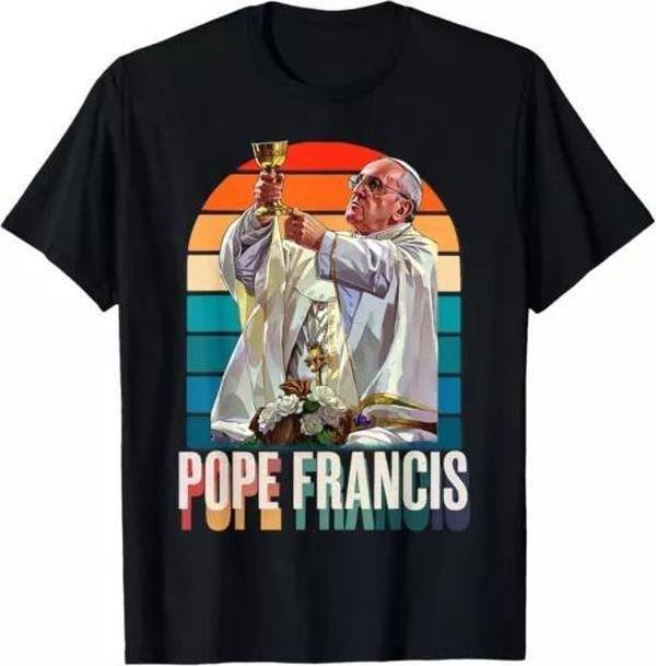 [Sale Off 40%] Pope Francis Vatican Catholic Saint T-Shirt Pope Francis Graphic Tee Unisex Hoodie, Sweatshirt