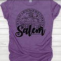 Salem Hocus Pocus T-shirt - Purple Casual Top with Graphic Design for Women Hoodie, Sweatshirt | GrindPrints.com