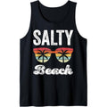 Salty Beach Tank Top Funny Beach Vacation Shirt Summer Tank Top MADE IN USA Hoodie, Sweatshirt | GrindPrints.com