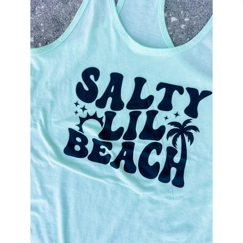 Salty Lil Beach Graphic Tank T-Shirts, Hoodie, Sweatshirt | GrindPrints.com