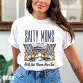 Salty Moms Beach Club Shirt Summer Beach Lover Vacation Shirt Coastal Aesthetic Ocean Lover Gift Womens Beach Days Shirt...