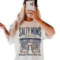 Salty Moms The Beach Club Shirt, Trendy Summer Mama Tshirt, Aesthetic Beach Shirt, Funny Sarcastic Mom Tee, Mothers Day...