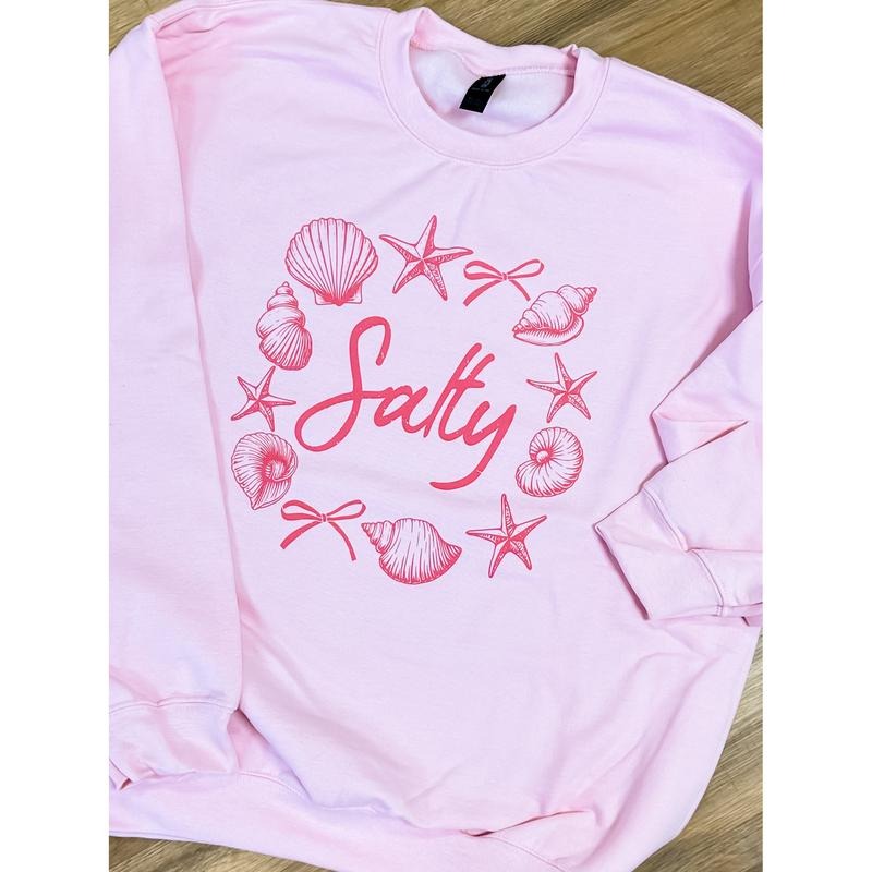 Salty Shells Graphic Top T-Shirts, Hoodie, Sweatshirt | GrindPrints.com