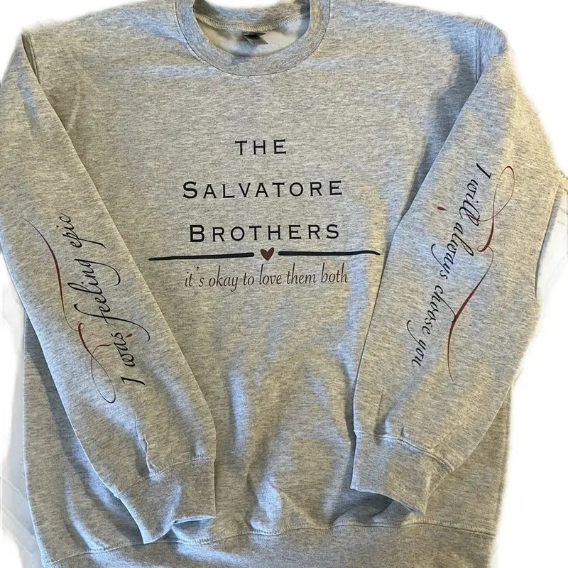 Salvatore Brothers sweatshirt Menswear Comfy Hoodie Layer T-Shirts | GrindPrints.com